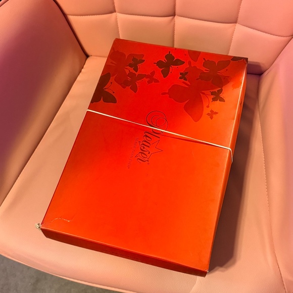 Pleaser 8" Flamingo #801- Clear & White UV Slides - Size 9 - Picture 4 of 6